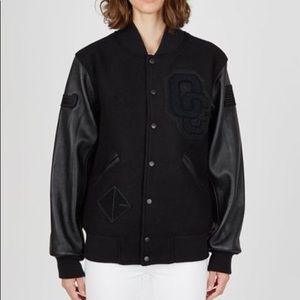 Opening Ceremony Varsity Jacket All Black